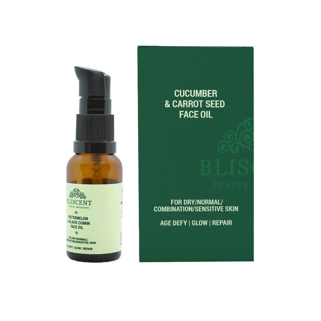 Cucumber & Carrot seed Face Oil by Bliscent